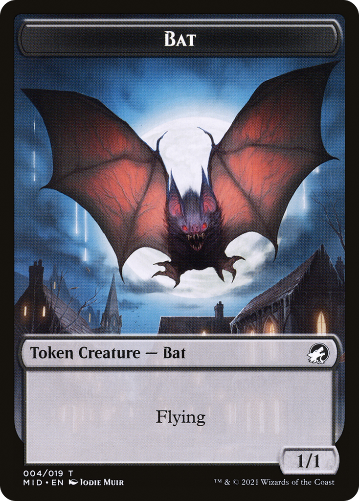 Magic: The Gathering - Bat Token - Innistrad: Midnight Hunt Tokens