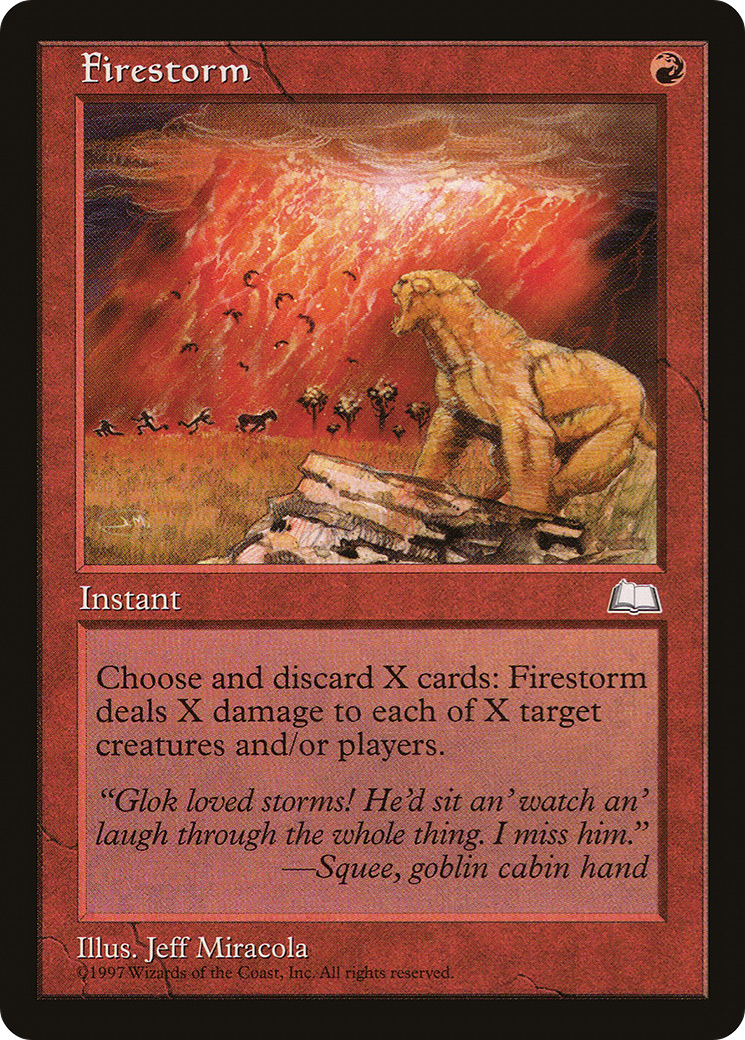 Magic: The Gathering - Firestorm - Weatherlight