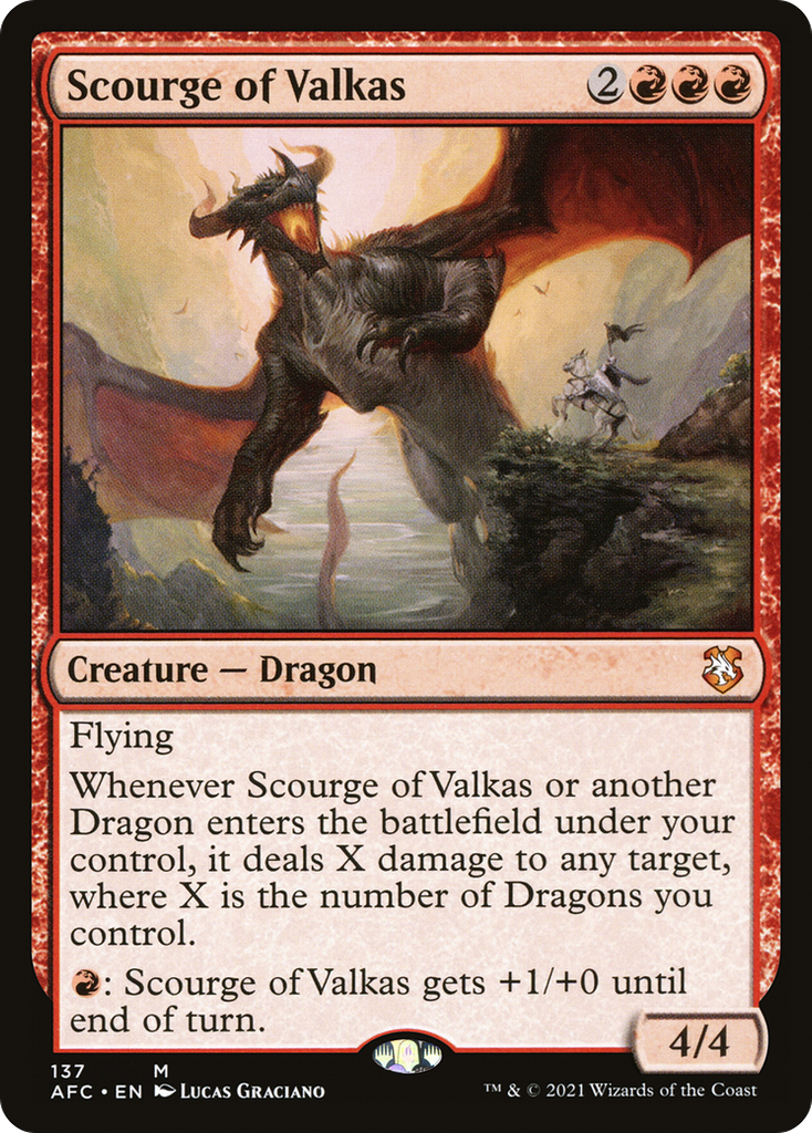 Magic: The Gathering - Scourge of Valkas - Forgotten Realms Commander