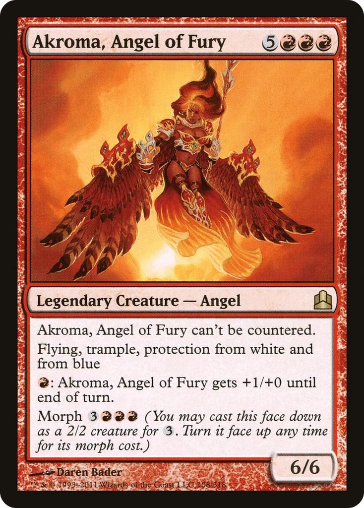 Magic: The Gathering - Akroma, Angel of Fury - Commander 2011
