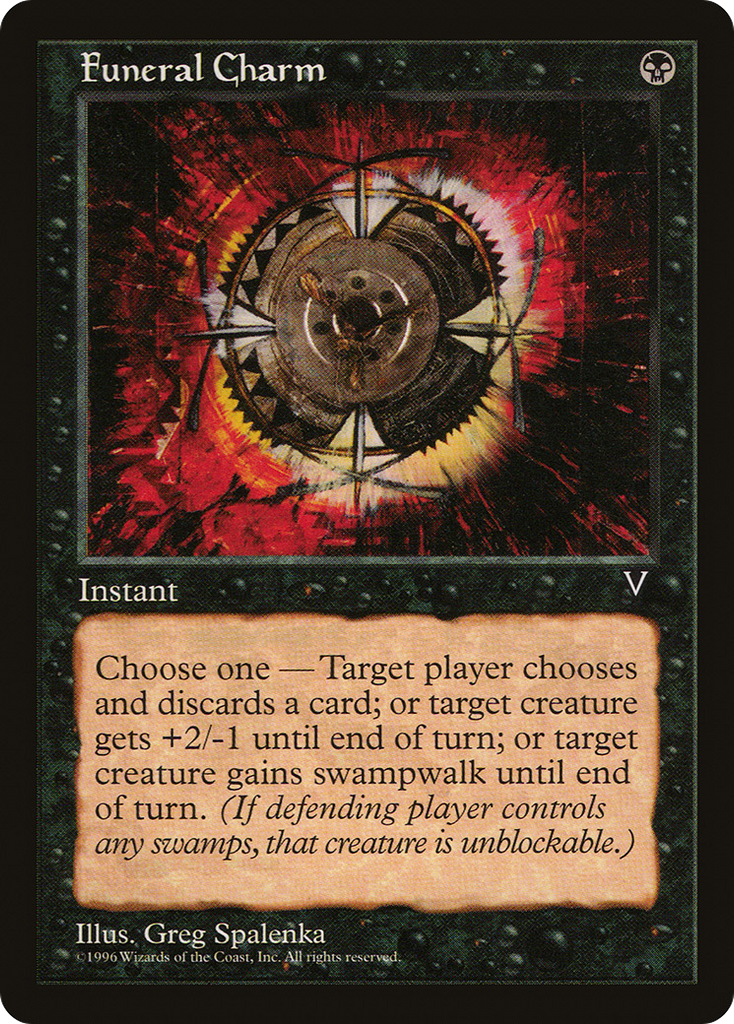 Magic: The Gathering - Funeral Charm - Visions