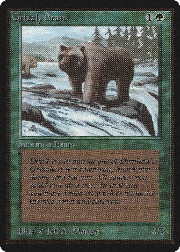 Magic: The Gathering - Grizzly Bears - Limited Edition Beta