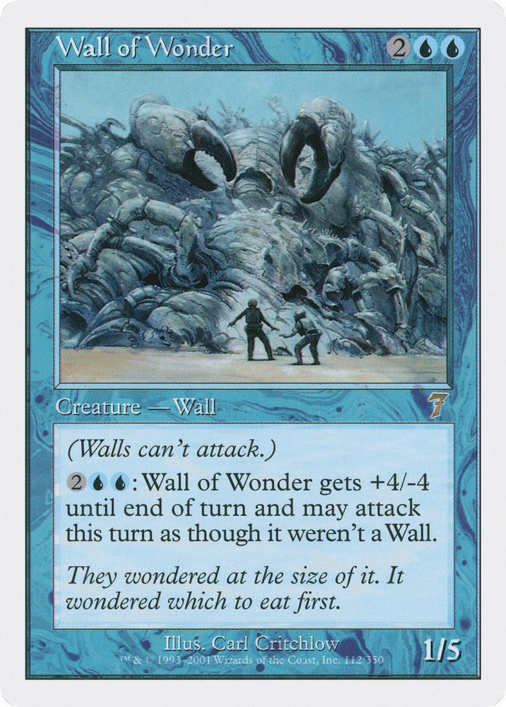 Magic: The Gathering - Wall of Wonder - Seventh Edition