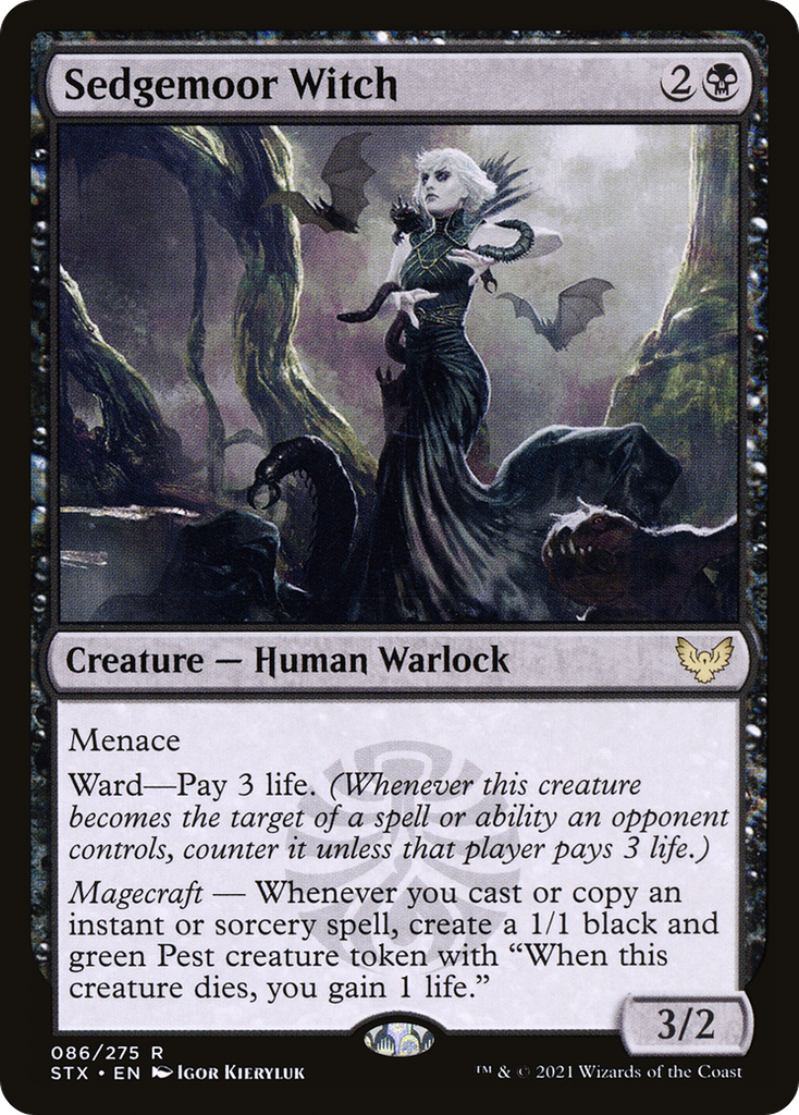Magic: The Gathering - Sedgemoor Witch - Strixhaven: School of Mages