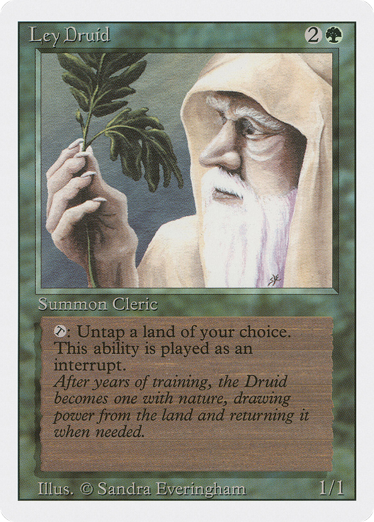 Magic: The Gathering - Ley Druid - Revised Edition