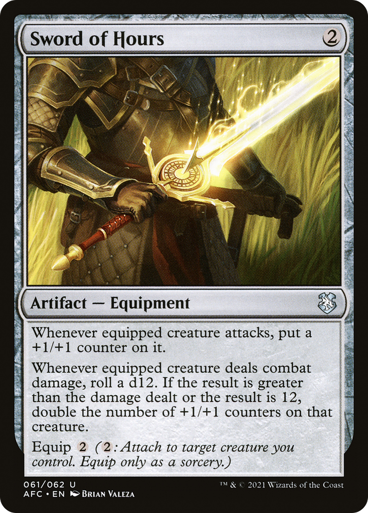 Magic: The Gathering - Sword of Hours - Forgotten Realms Commander