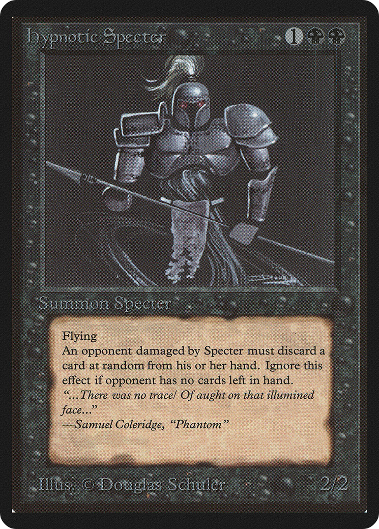 Magic: The Gathering - Hypnotic Specter - Limited Edition Beta