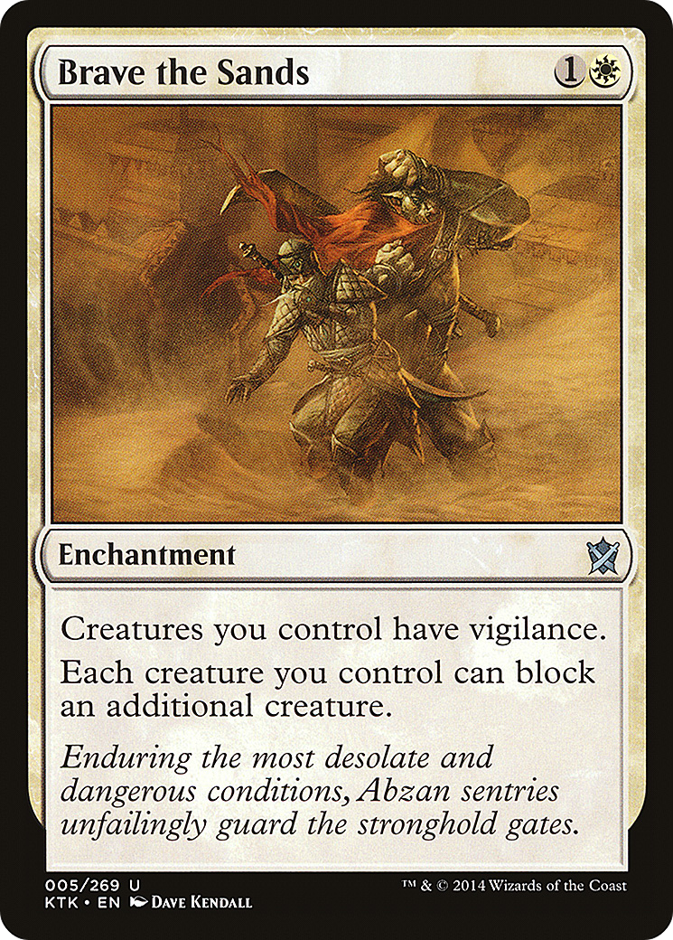 Magic: The Gathering - Brave the Sands - Khans of Tarkir