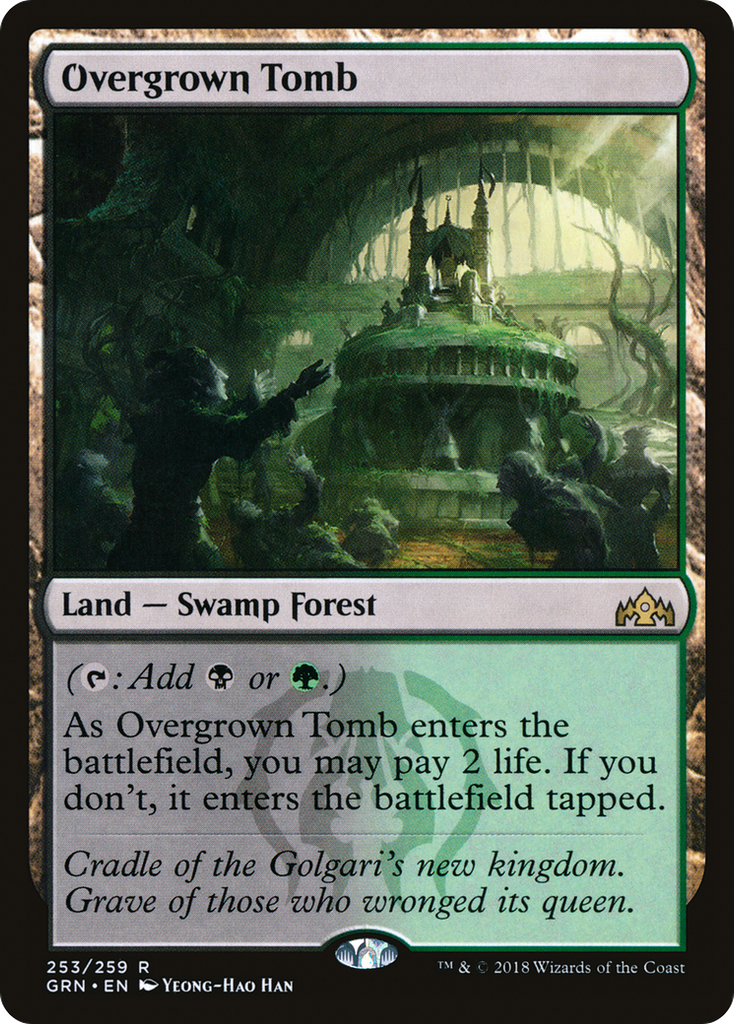 Magic: The Gathering - Overgrown Tomb - Guilds of Ravnica