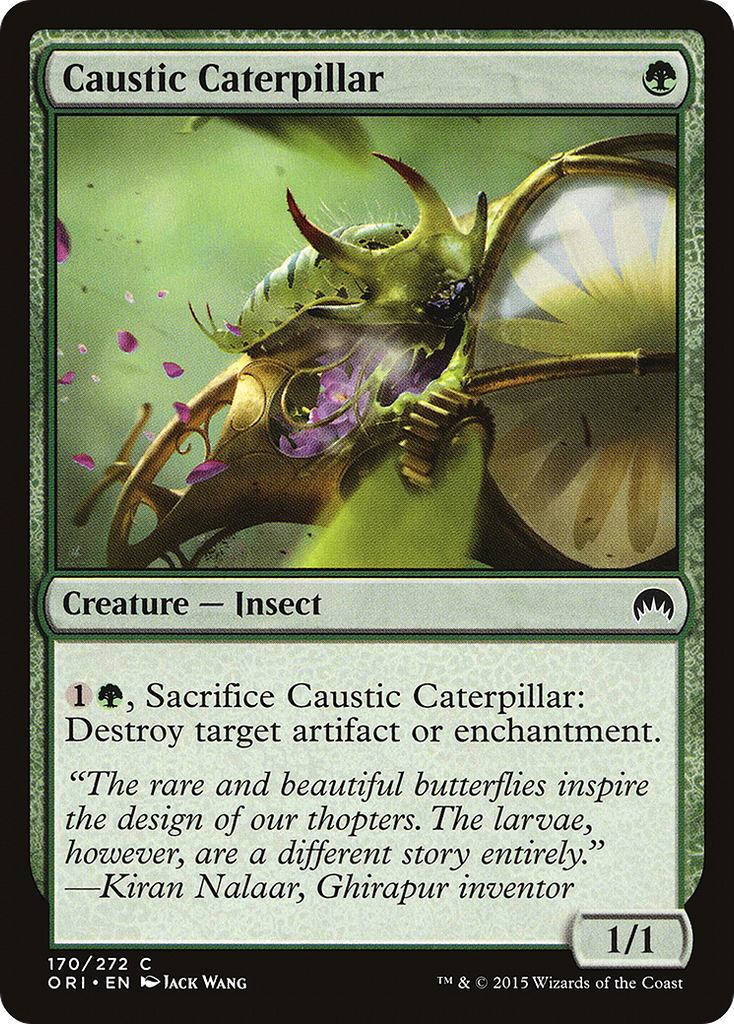 Magic: The Gathering - Caustic Caterpillar - Magic Origins
