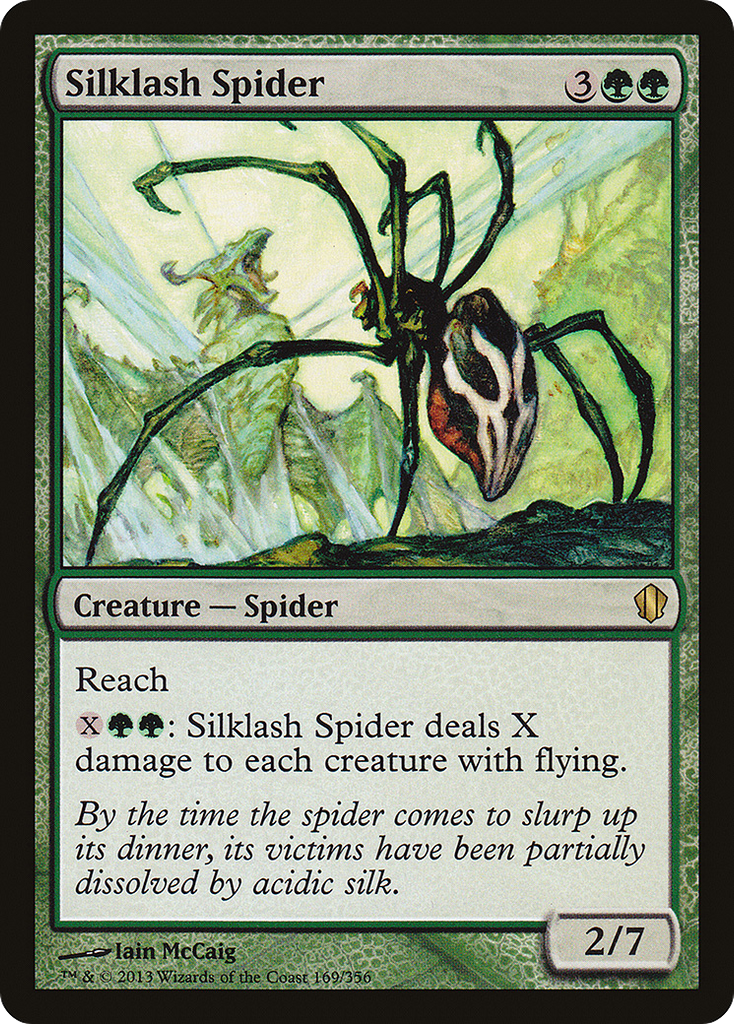 Magic: The Gathering - Silklash Spider - Commander 2013