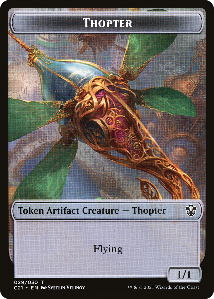 Magic: The Gathering - Thopter Token - Commander 2021 Tokens