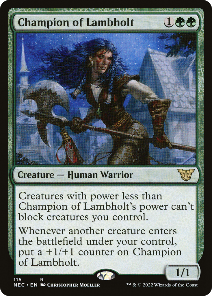 Magic: The Gathering - Champion of Lambholt - Neon Dynasty Commander