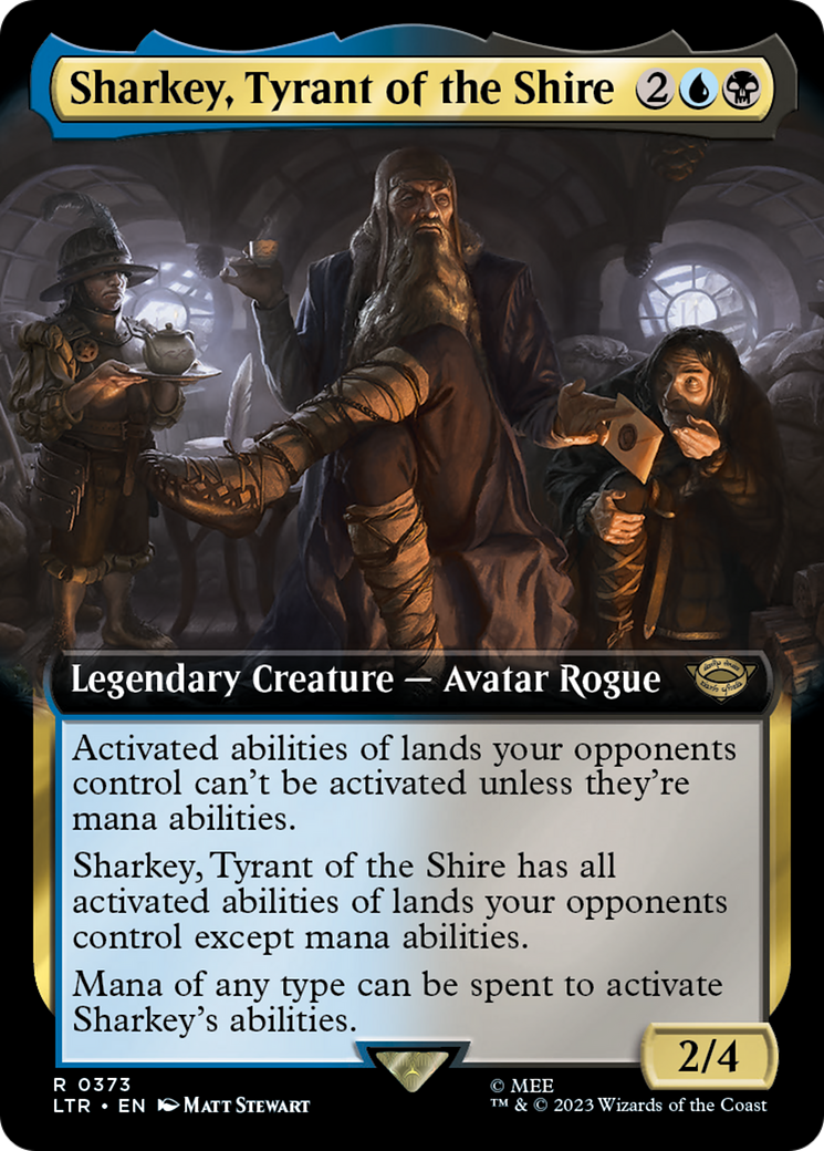 Magic: The Gathering - Sharkey, Tyrant of the Shire Foil - The Lord of the Rings: Tales of Middle-earth