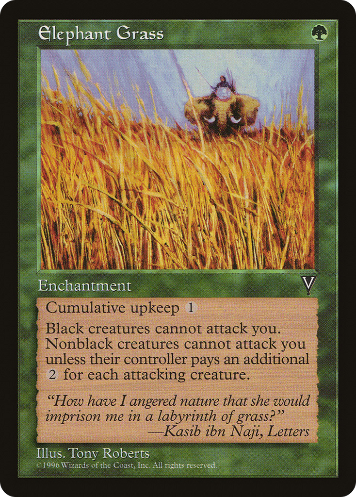 Magic: The Gathering - Elephant Grass - Visions