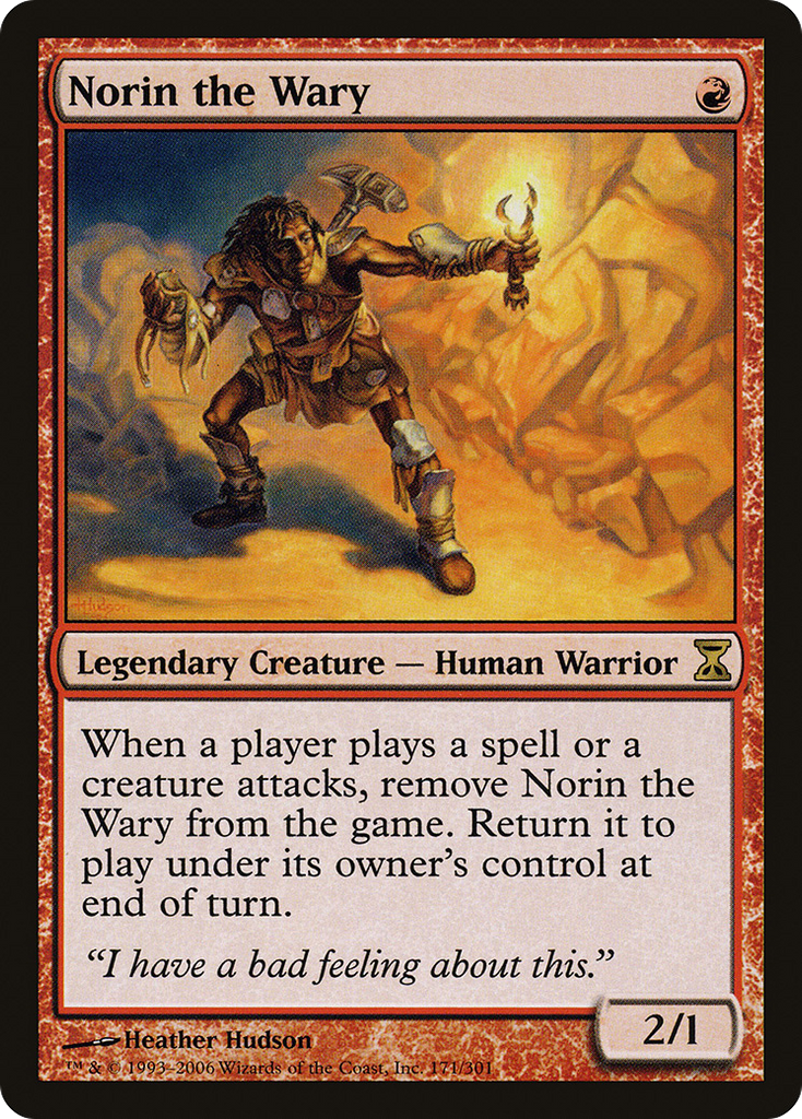 Magic: The Gathering - Norin the Wary - Time Spiral