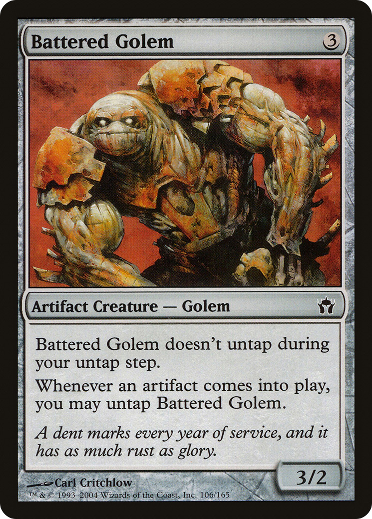 Magic: The Gathering - Battered Golem - Fifth Dawn