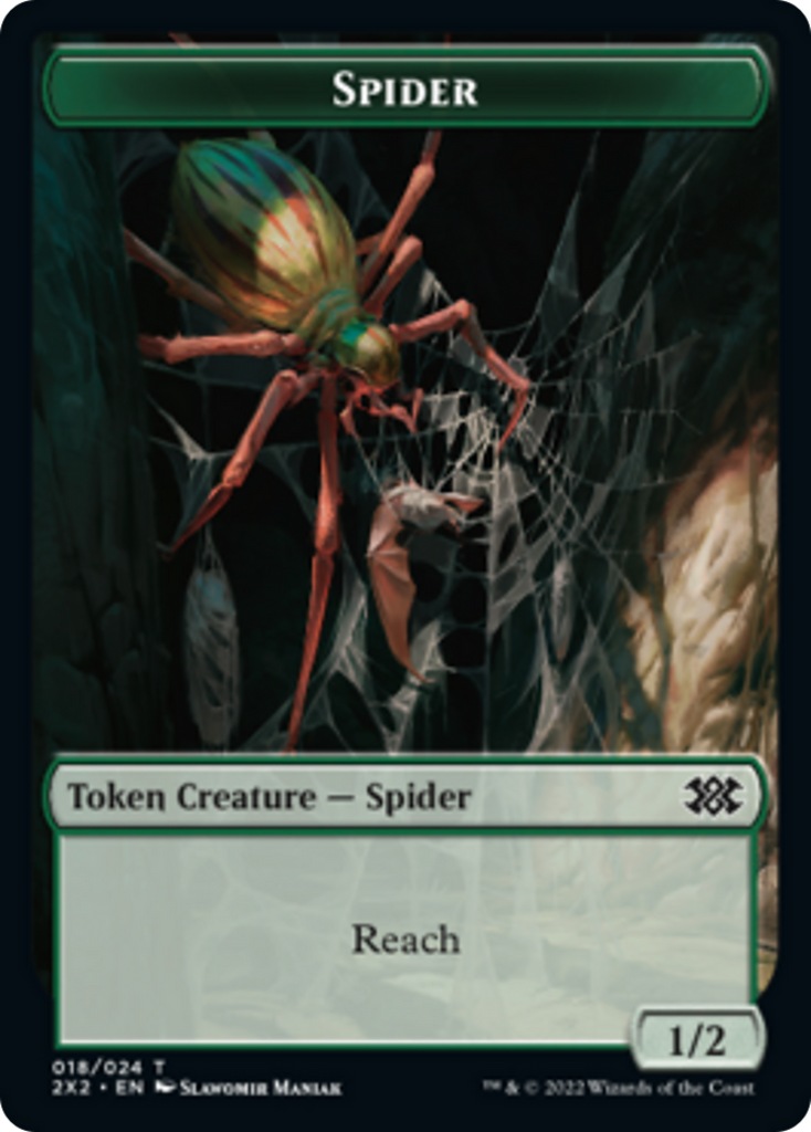 Magic: The Gathering - Spider Token - Double Masters 2022 Tokens