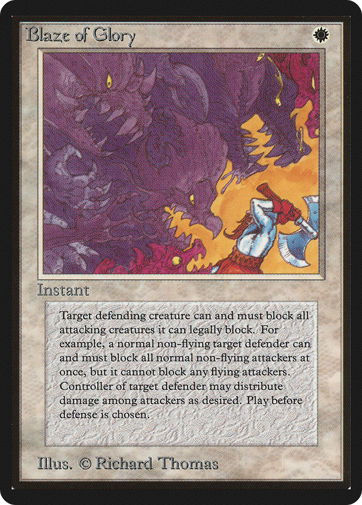 Magic: The Gathering - Blaze of Glory - Limited Edition Beta