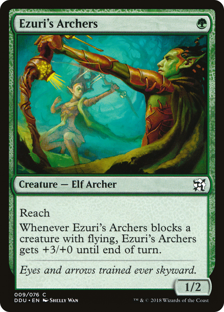 Magic: The Gathering - Ezuri's Archers - Duel Decks: Elves vs. Inventors