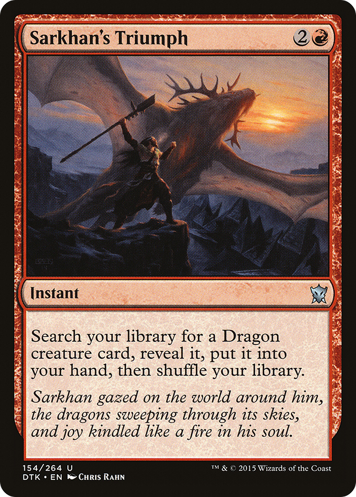 Magic: The Gathering - Sarkhan's Triumph - Dragons of Tarkir