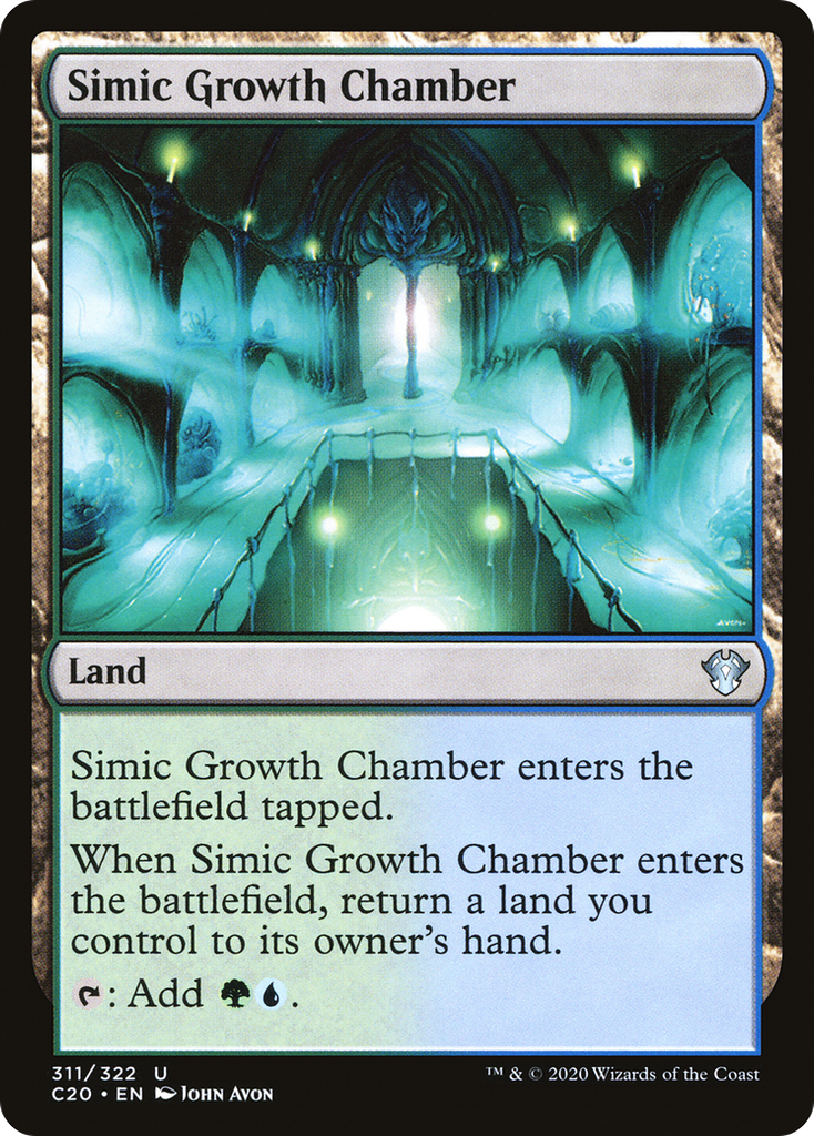 Magic: The Gathering - Simic Growth Chamber - Commander 2020