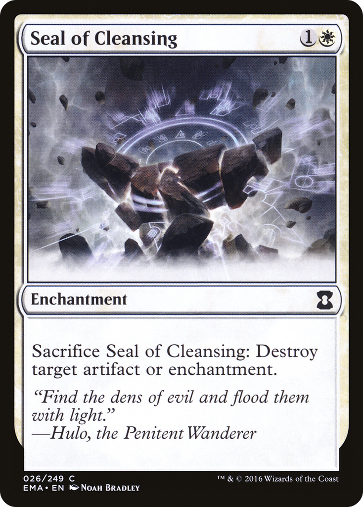 Magic: The Gathering - Seal of Cleansing - Eternal Masters