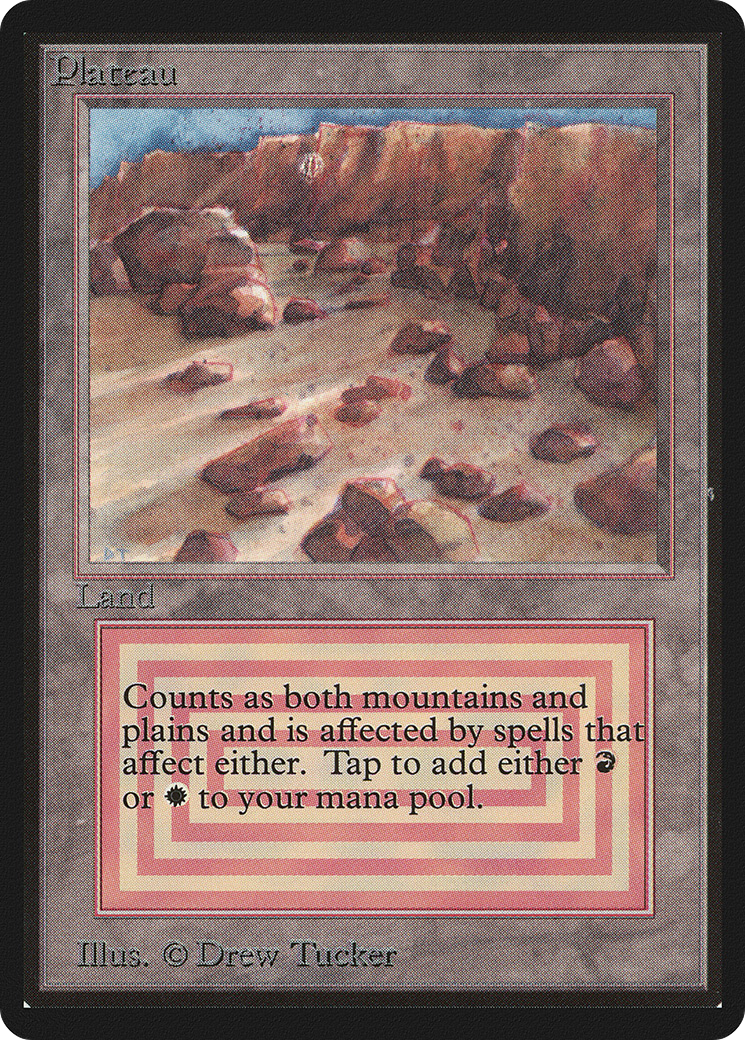 Magic: The Gathering - Plateau - Limited Edition Beta