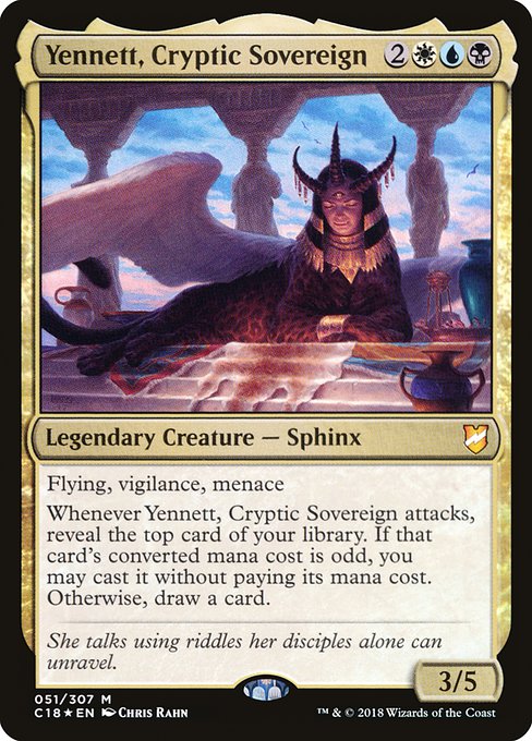 Magic the Gathering - Yennett, Cryptic Sovereign Foil - Commander 2018