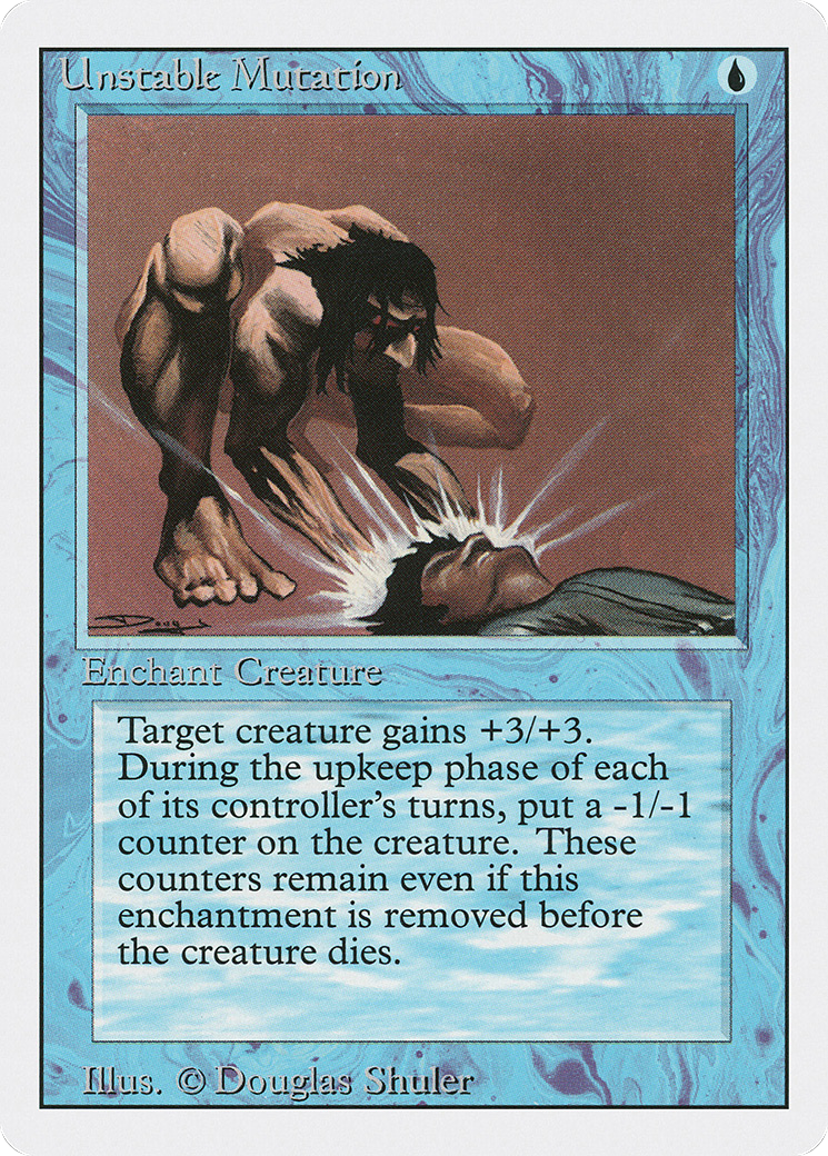 Magic: The Gathering - Unstable Mutation - Revised Edition