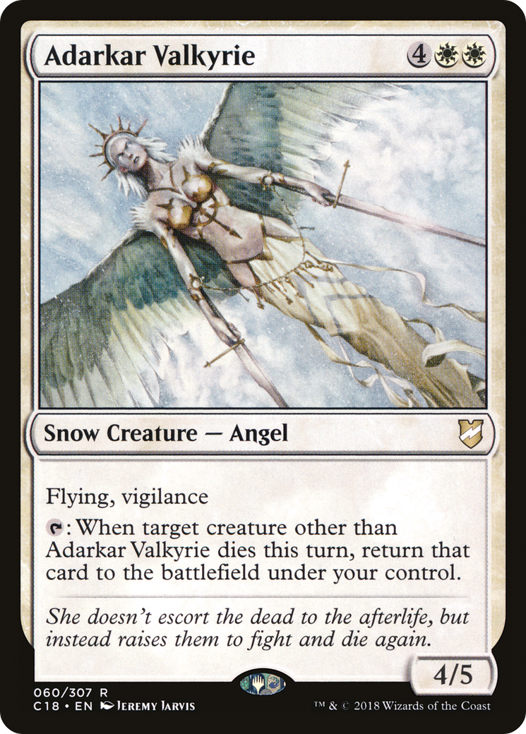 Magic: The Gathering - Adarkar Valkyrie - Commander 2018
