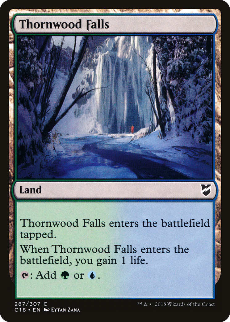 Magic: The Gathering - Thornwood Falls - Commander 2018