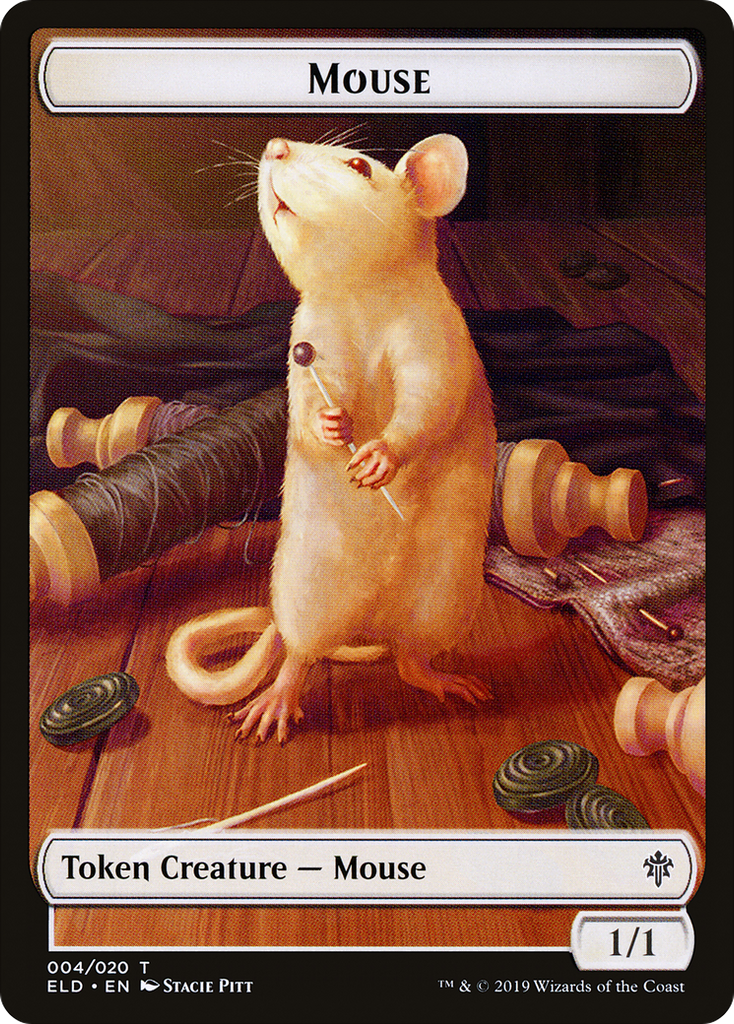 Magic: The Gathering - Mouse Token - Throne of Eldraine Tokens