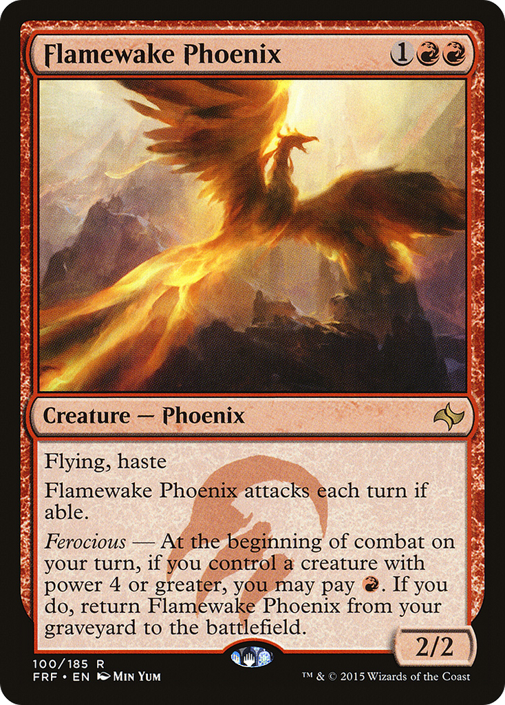 Magic: The Gathering - Flamewake Phoenix - Fate Reforged