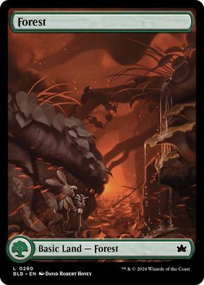 Magic: The Gathering - Forest - Bloomburrow