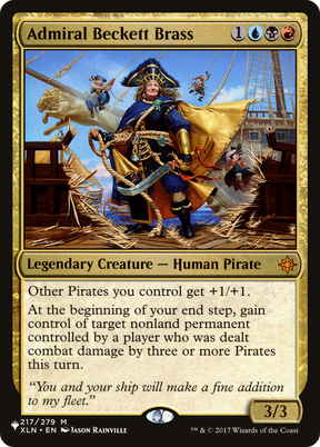 Magic: The Gathering - Admiral Beckett Brass - The List