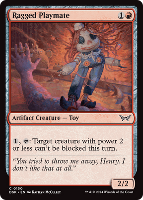 Magic: The Gathering - Ragged Playmate - Duskmourn: House of Horror
