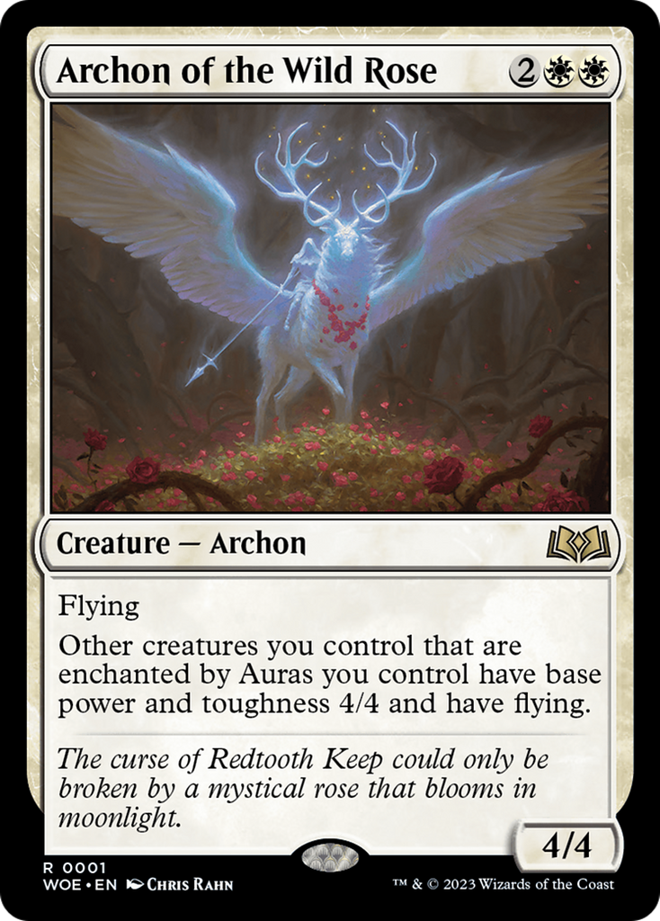 Magic: The Gathering - Archon of the Wild Rose - Wilds of Eldraine