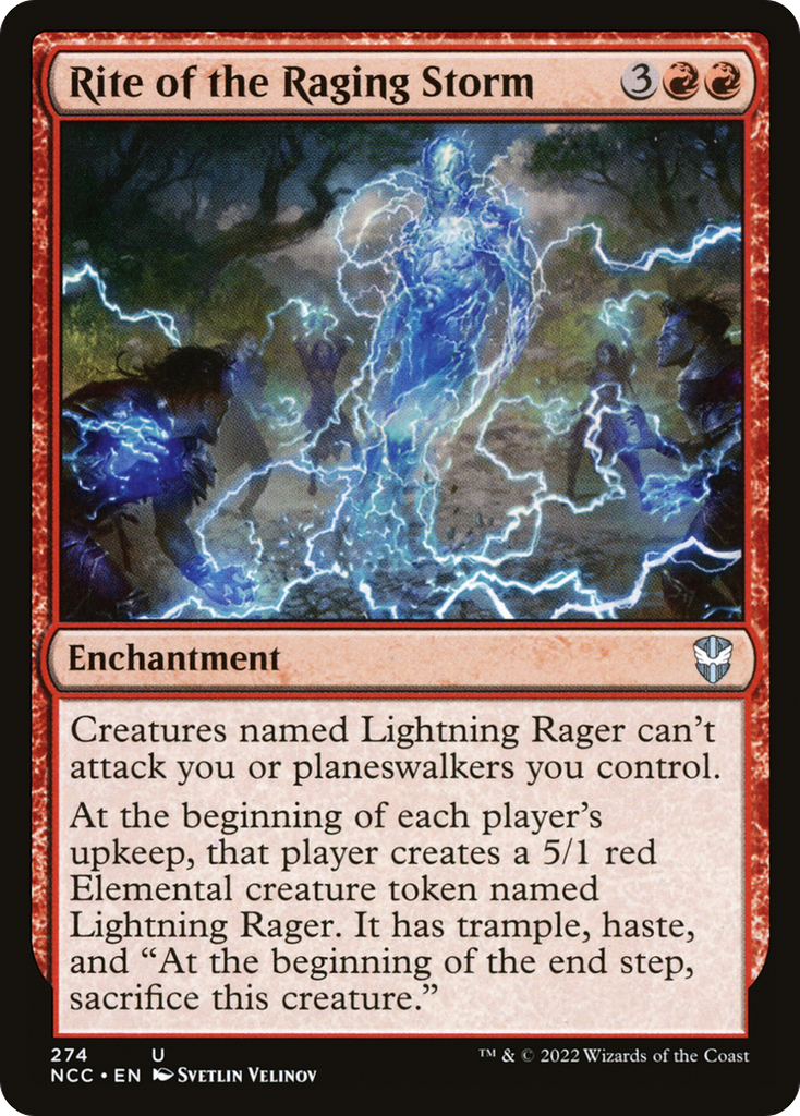 Magic: The Gathering - Rite of the Raging Storm - New Capenna Commander