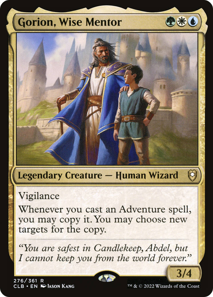 Magic: The Gathering - Gorion, Wise Mentor - Commander Legends: Battle for Baldur's Gate