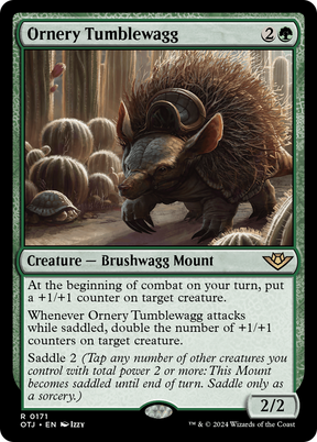 Magic: The Gathering - Ornery Tumblewagg Foil - Outlaws of Thunder Junction
