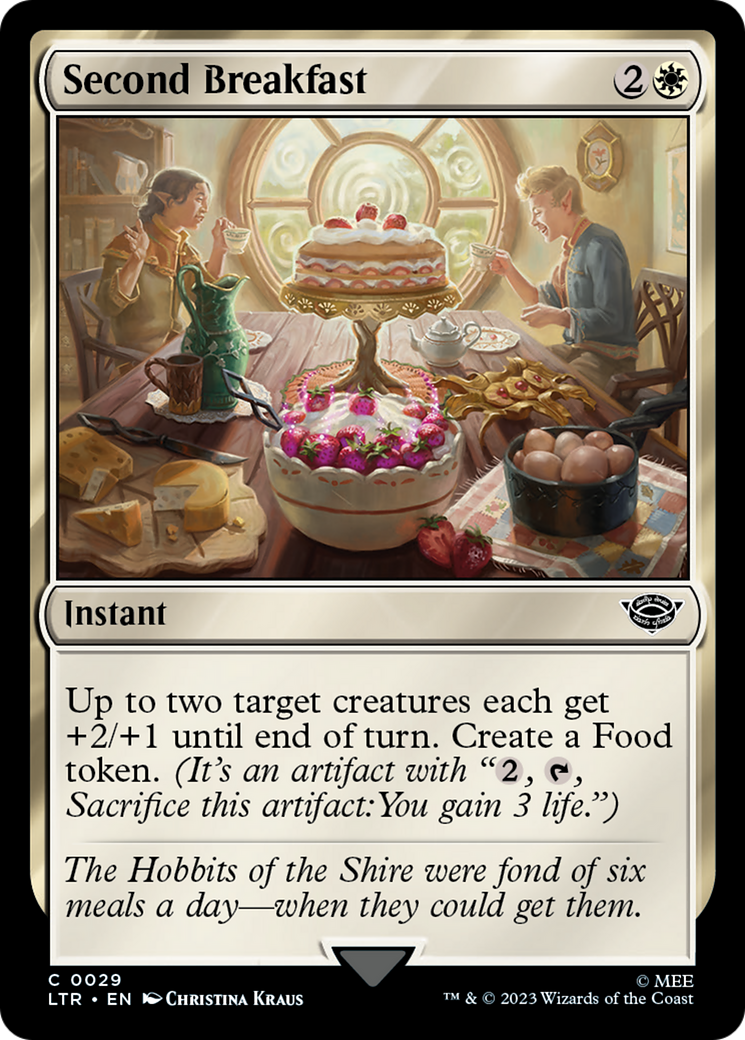 Magic: The Gathering - Second Breakfast Foil - The Lord of the Rings: Tales of Middle-earth