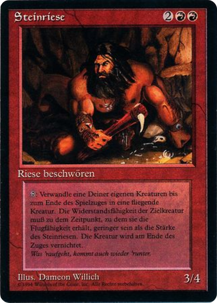 Magic: The Gathering - Steinriese - Foreign Black Border
