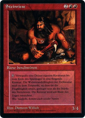 Magic: The Gathering - Steinriese - Foreign Black Border