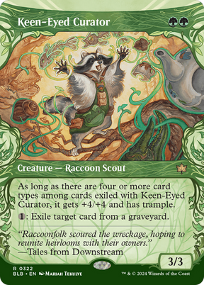 Magic: The Gathering - Keen-Eyed Curator Foil - Bloomburrow