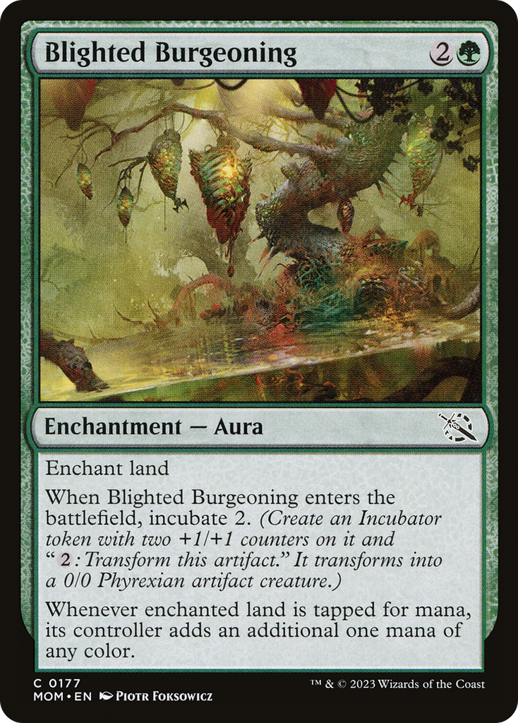 Magic: The Gathering - Blighted Burgeoning Foil - March of the Machine