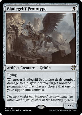 Magic: The Gathering - Bladegriff Prototype - Outlaws of Thunder Junction Commander