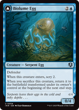 Magic: The Gathering - Biolume Egg // Biolume Serpent Foil - Innistrad Remastered