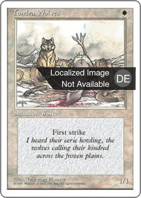 Magic: The Gathering - Tundrawölfe - Fourth Edition