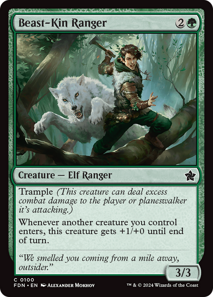 Magic: The Gathering - Beast-Kin Ranger - Foundations